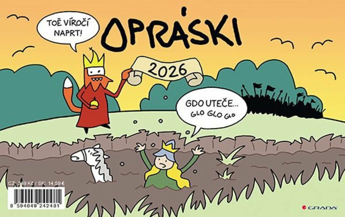 Opráski 2026 - kalendář stolní - jaz
