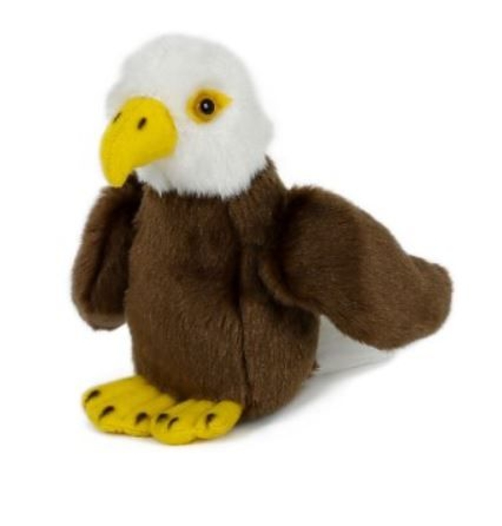 Orel bělohlavý plyš 13 cm