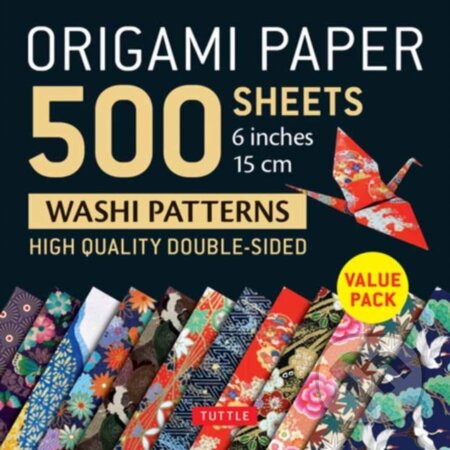 Origami Paper 500 sheets Japanese Washi Patterns 6" (15 cm) - kniha z kategorie Zdraví a životní styl