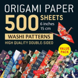 Origami Paper 500 sheets Japanese Washi Patterns 6" (15 cm) - kniha z kategorie Zdraví a životní styl