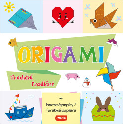 Origami tradiční/tradičné (+ barevné papíry/farebné papiere) - kniha z kategorie Vystřihovánky