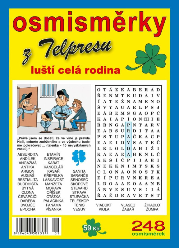 Osmisměrky z Telpresu luští celá rodina 2/2024