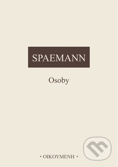 Osoby, Pokusy o rozlišení mezi něčím a někým