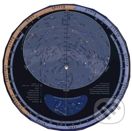 Otočná mapa hvězdné oblohy