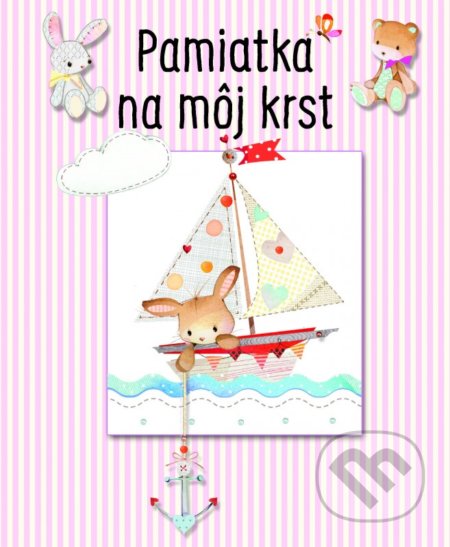 Pamiatka na môj krst (ružová)