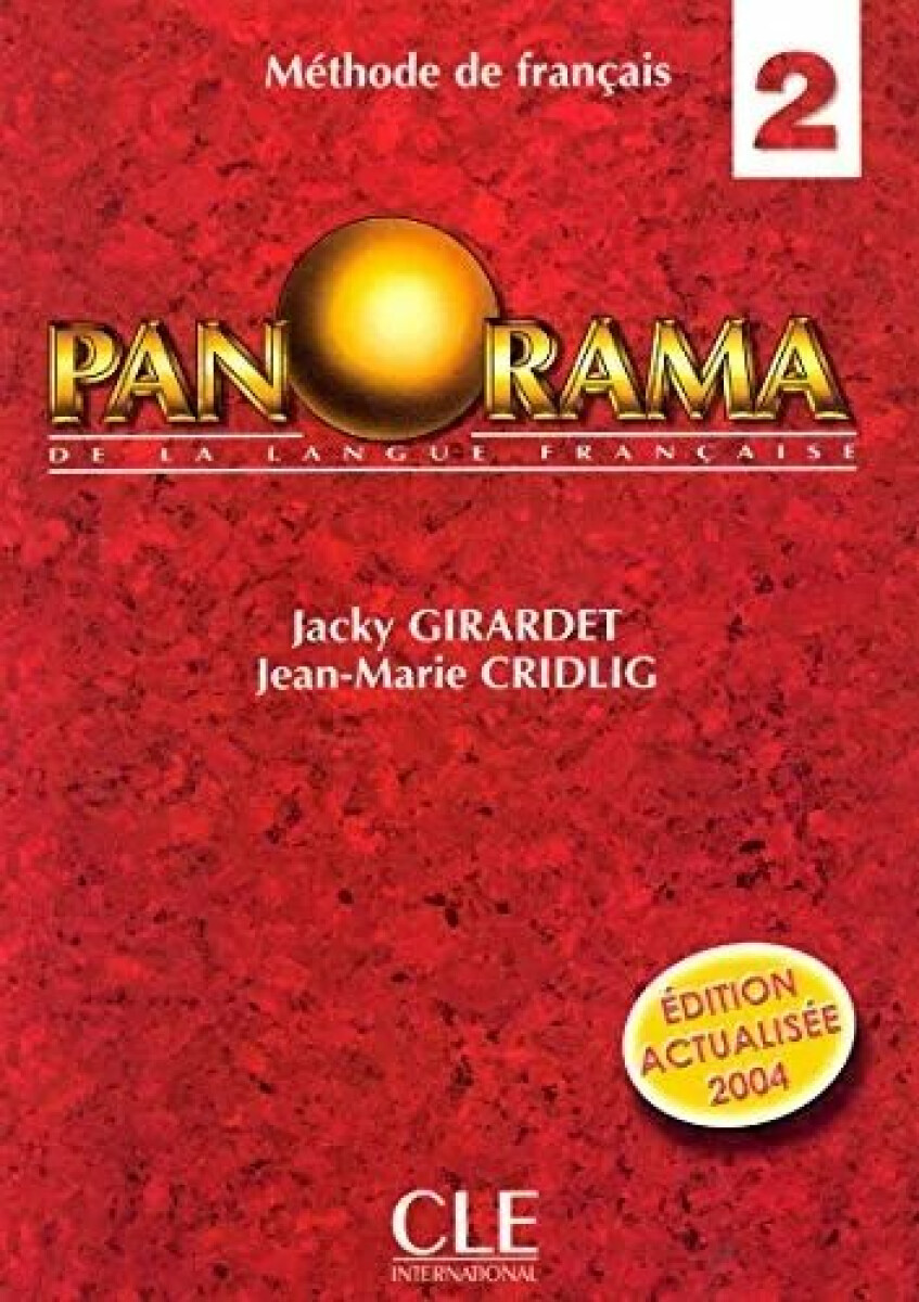 Panorama 2: Livre de l´éleve - Jean-Marie Cridlig