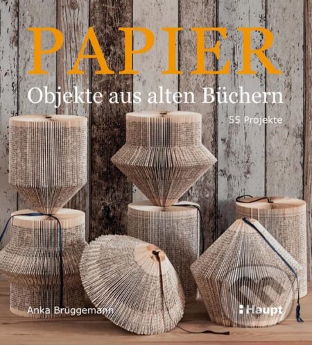 Papier-Objekte aus alten Büchern (55 Projekte)