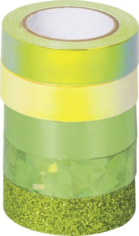 Páska lepící papírová - Lesk, glitr, hologram