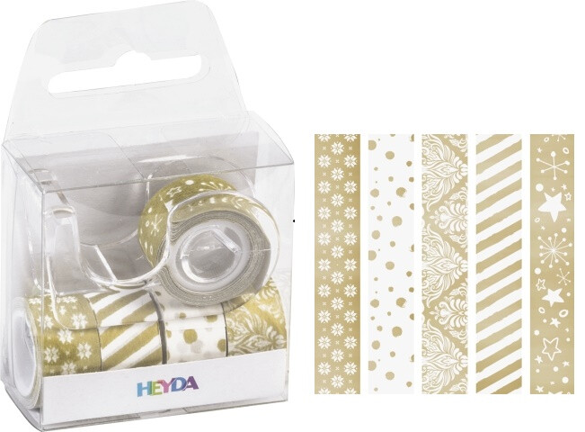 Páska papírová mini lepicí 5ks