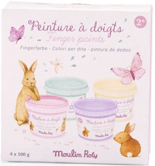 Pastelové prstové barvy Les Rosalies