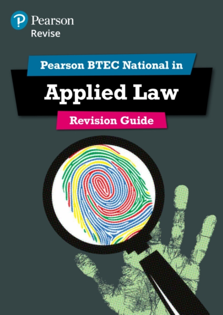 Pearson REVISE BTEC National Applied Law Revision Guide inc online edition - for 2025 exams