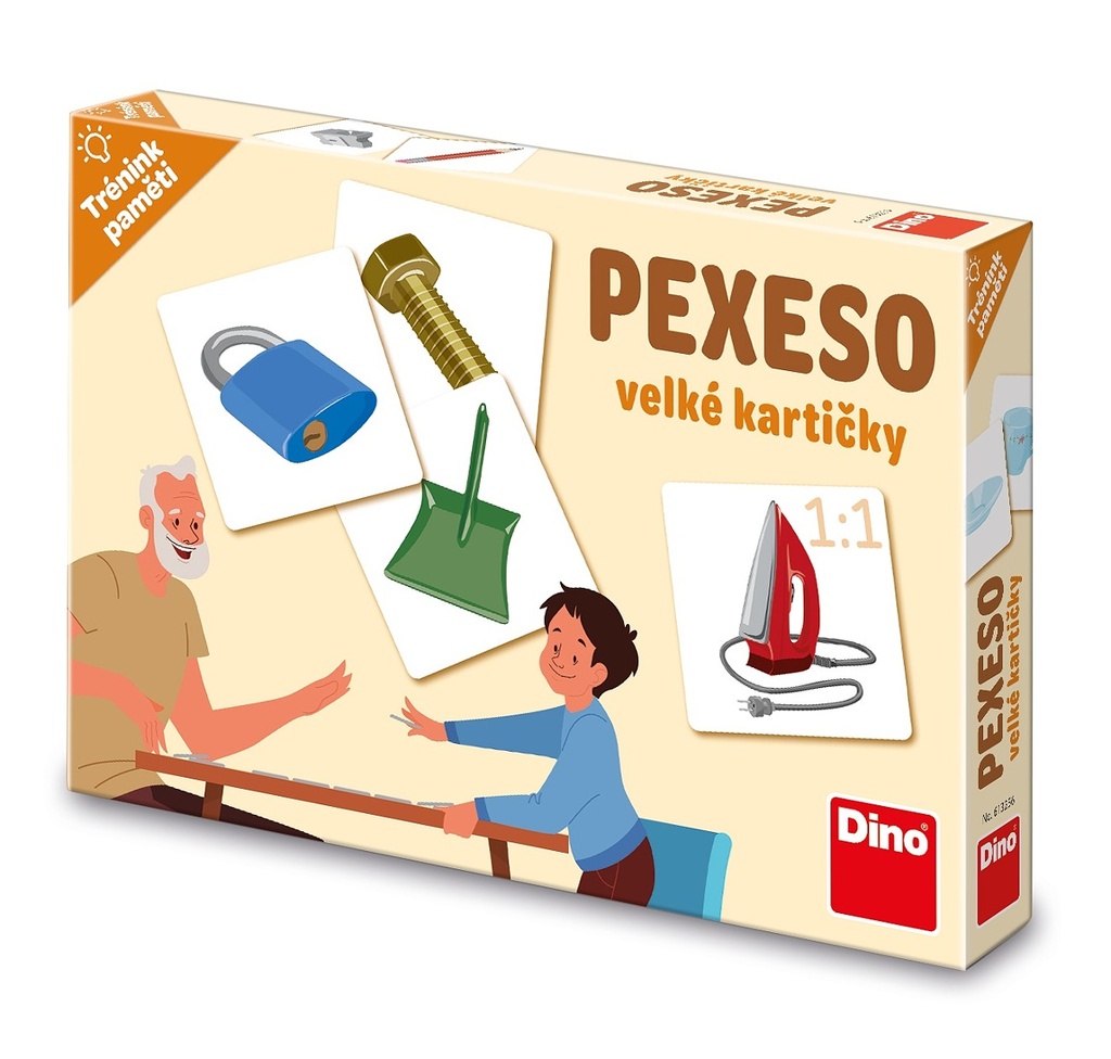 Pexeso předměty velké kartičky