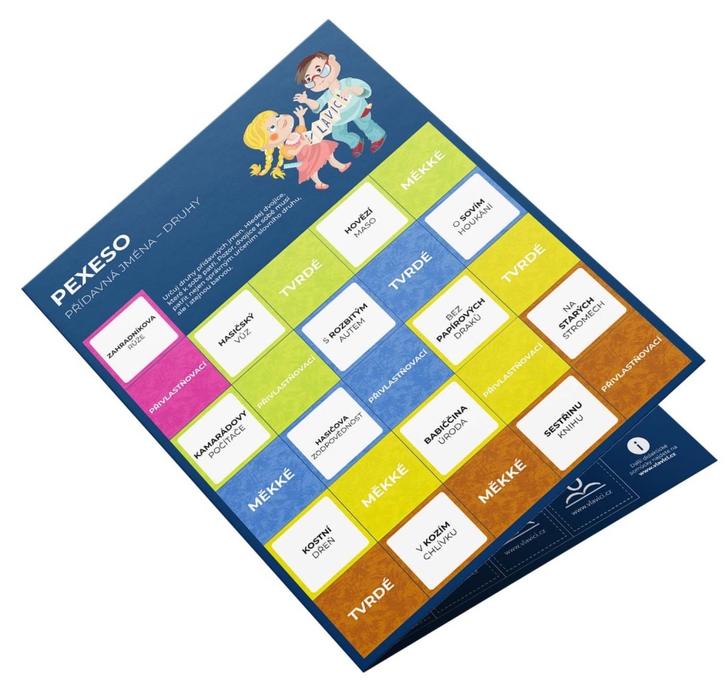 Pexeso Přídavná jména