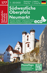 PhoneMaps 177 Südwestliche Oberpfalz Neumarkt 1:50 000 / Turistická mapa
