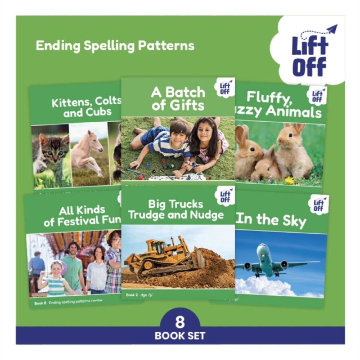 Phonic Books Lift Off Readers Ending Spelling Patterns
