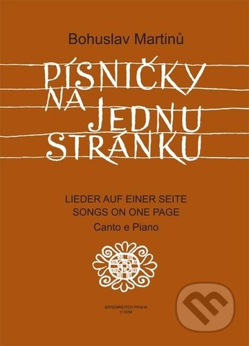 Písničky na jednu stránku