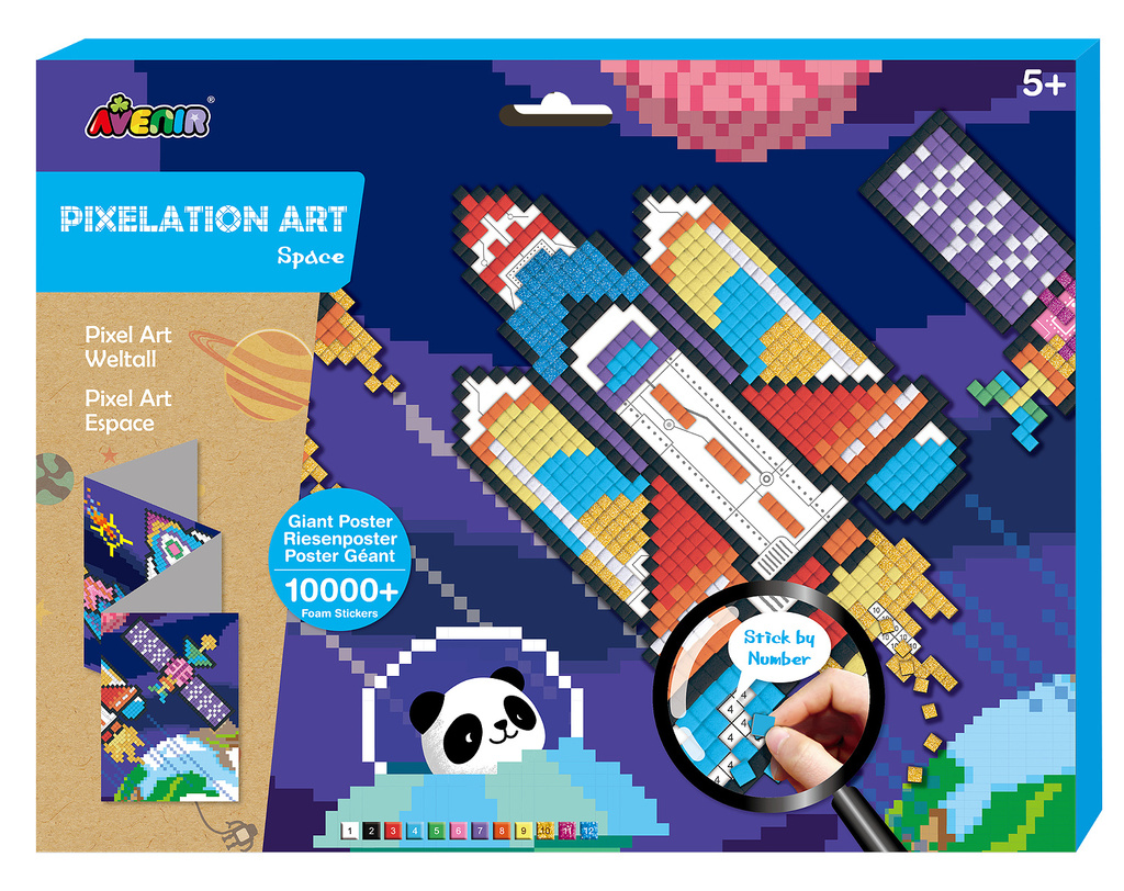 Pixelový obrázek MAXI Vesmír