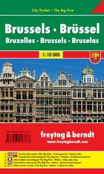 PL 119 CP Brusel 1:10 000 / kapesní plán města