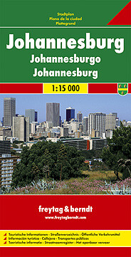 PL 501 Johannesburg 1:15 000 / plán města