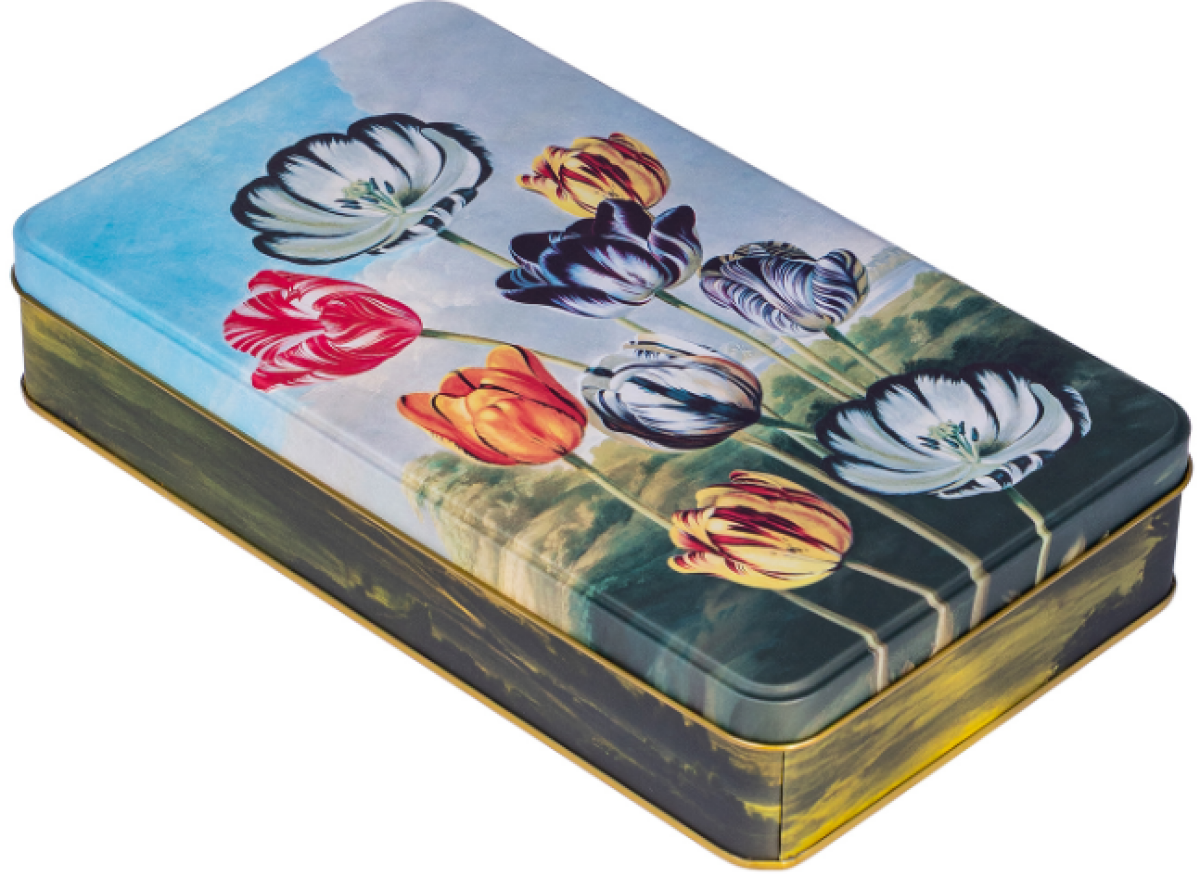 Plechová dóza Tulipány - Kateřina Winterová collection