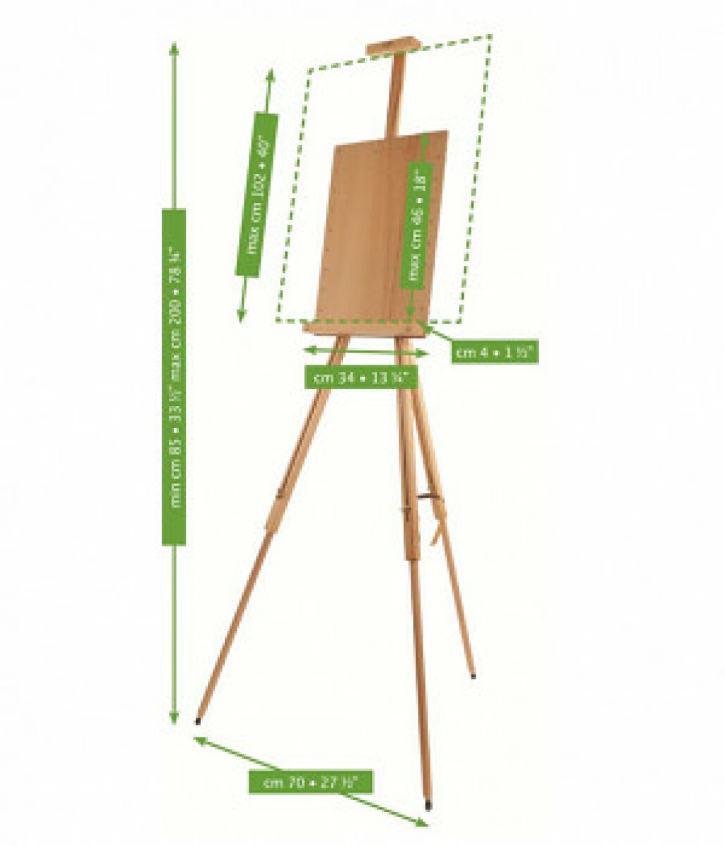 Plenérový stojan pro akvarel