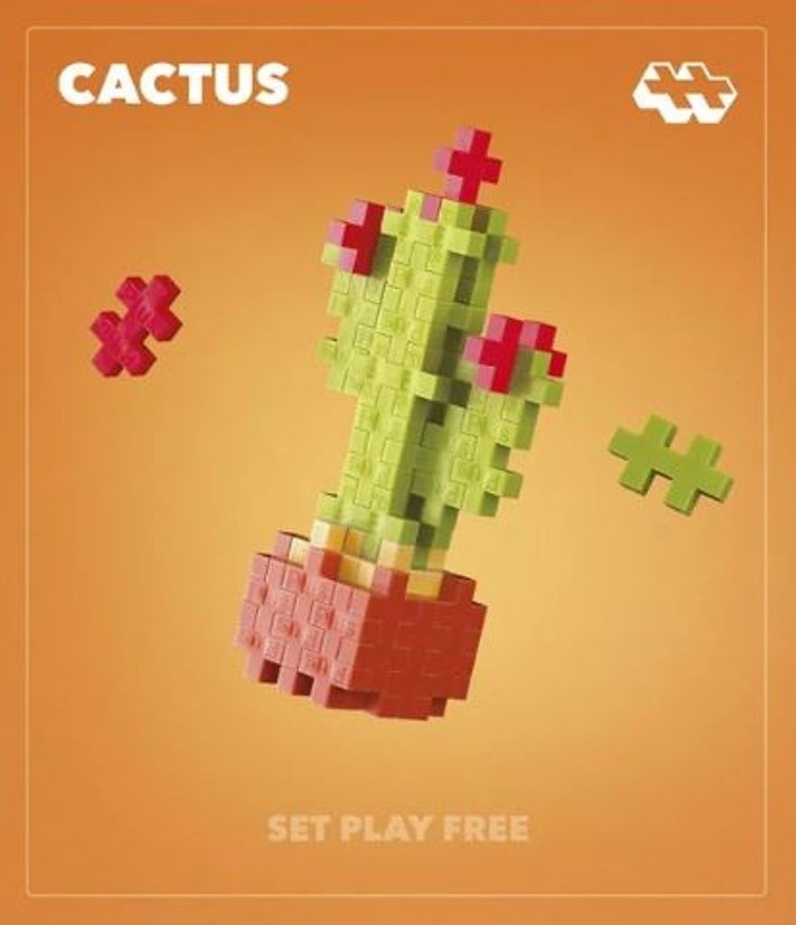 Plus-Plus Kytky Kaktus