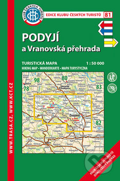 Podyjí a Vranovská přehrada 1:50 000 (Turistická mapa) - kniha z kategorie Mapy