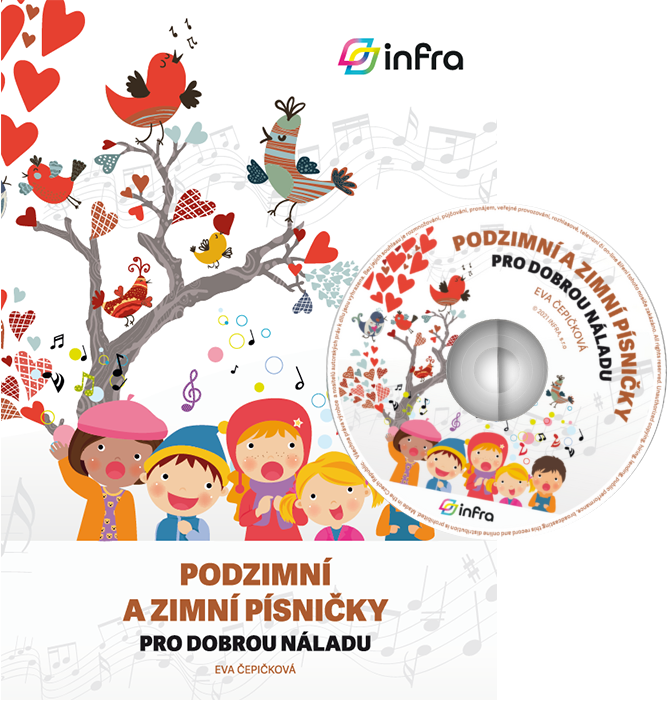 Podzimní a zimní písničky pro dobrou náladu – zpěvník s CD - Eva Čepičková