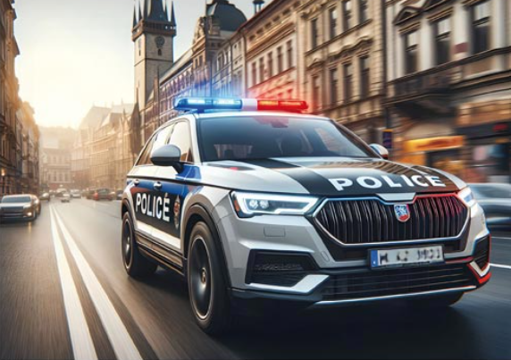 Pohlednice, auta IZS