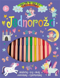 Pojď si hrát: Jednorožci (Skládačky, hry, úkoly, omalovánky, vystřihovánky) - kniha z kategorie Omalovánky, vystřihovánky, papír