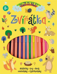 Pojď si hrát: Zvířátka (Skládačky, hry, úkoly, omalovánky, vystřihovánky) - kniha z kategorie Omalovánky, vystřihovánky, papír