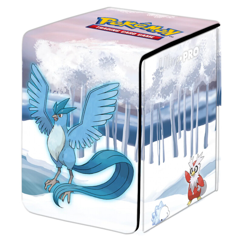 Pokémon Ultra PRO: Flip Box kožená krabička na karty - Frosted Forest