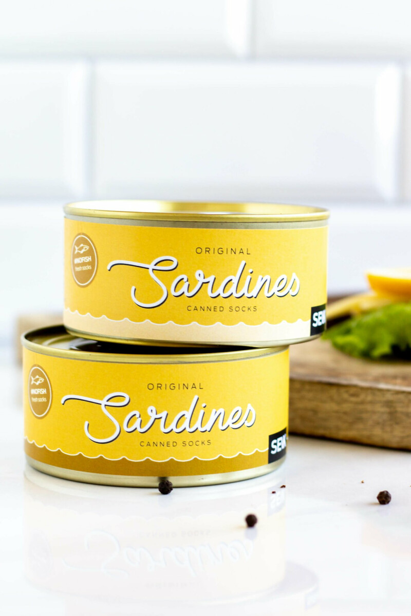 Ponožky Sardinky v konzervě (dámské vel. 35-40)