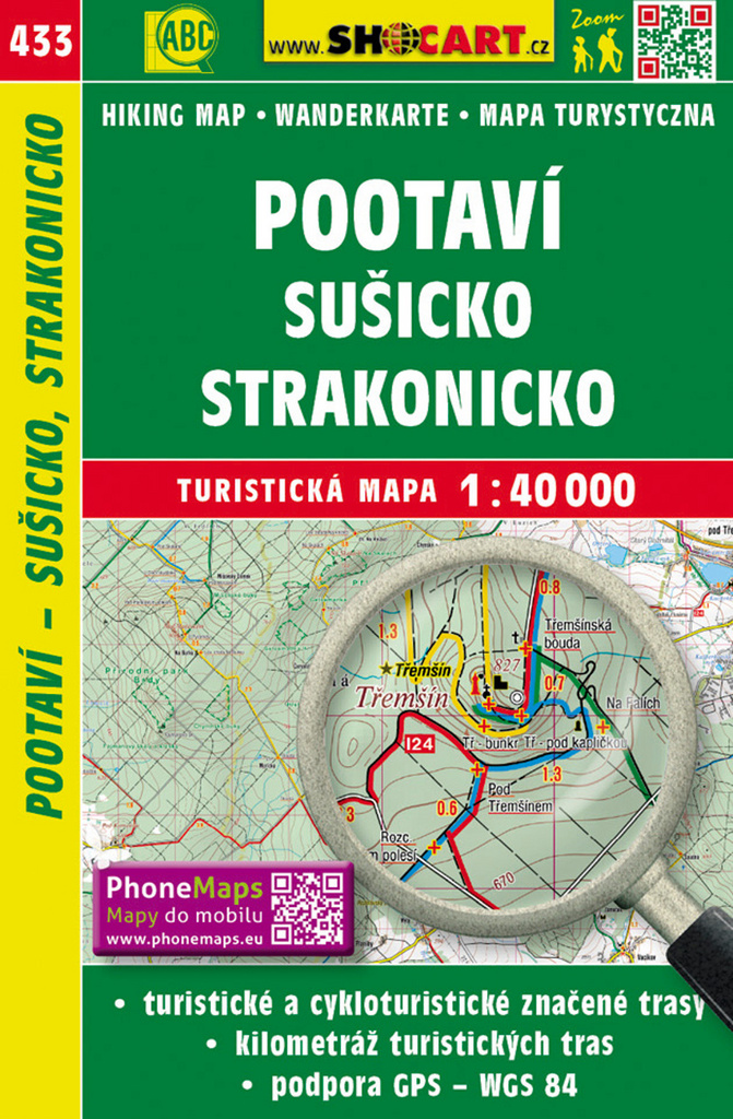 Pootaví, Sušicko, Strakonicko 1:40 000