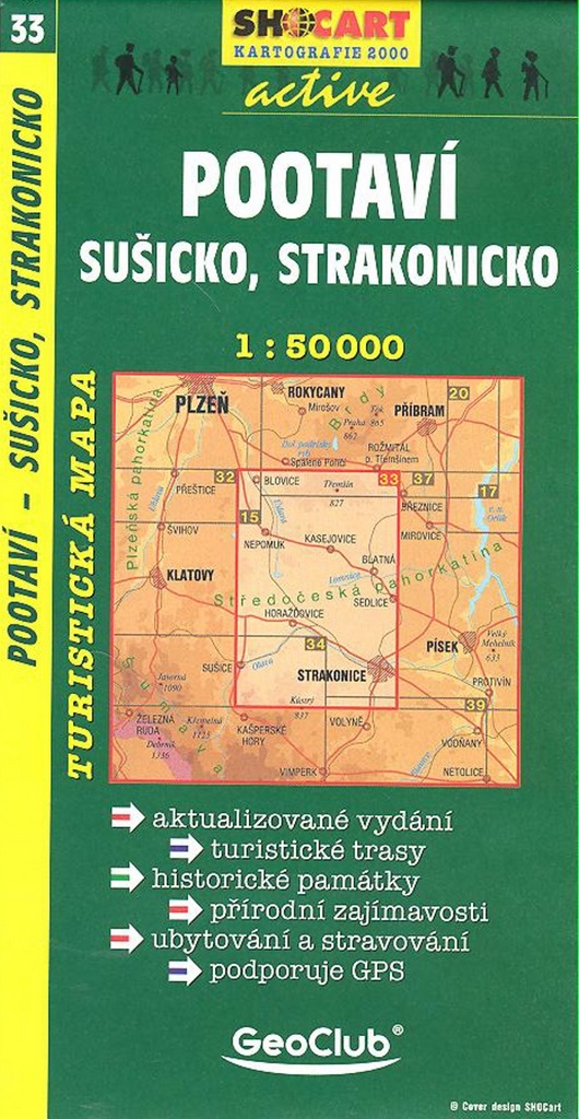 Pootaví, Sušicko, Strakonicko 1:50 000