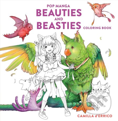 Pop Manga Beauties and Beasties Coloring Book