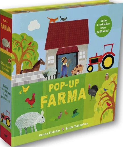 Pop-up Farma - Kniha s rozkládací hrací podložkou - Corina Fletcher, Britta Teckentrupová