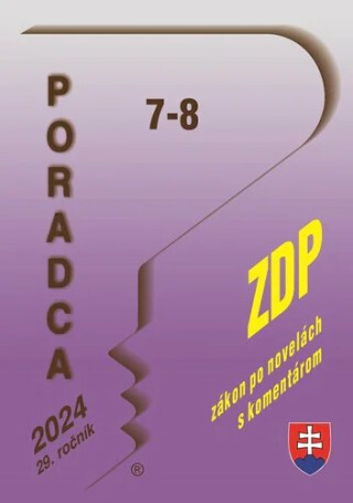 Poradca 7-8/2024 – Zákon o dani z príjmov s komentárom