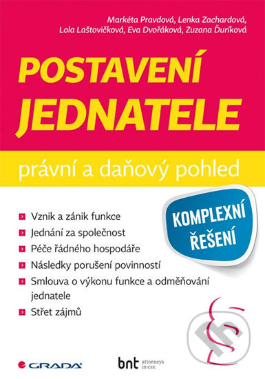 Postavení jednatele (Právní a daňový pohled)
