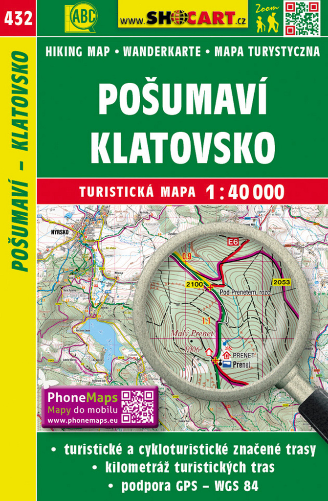 Pošumaví, Klatovsko 1:40 000