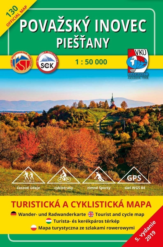 Považský Inovec Piešťany 1 : 50 000 (5. vydanie 2019)