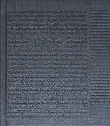 Poznámková Bible antracitová
