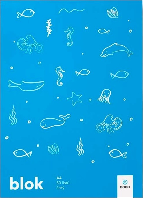 Poznámkový blok SVĚT A4 Čistý 50 listů