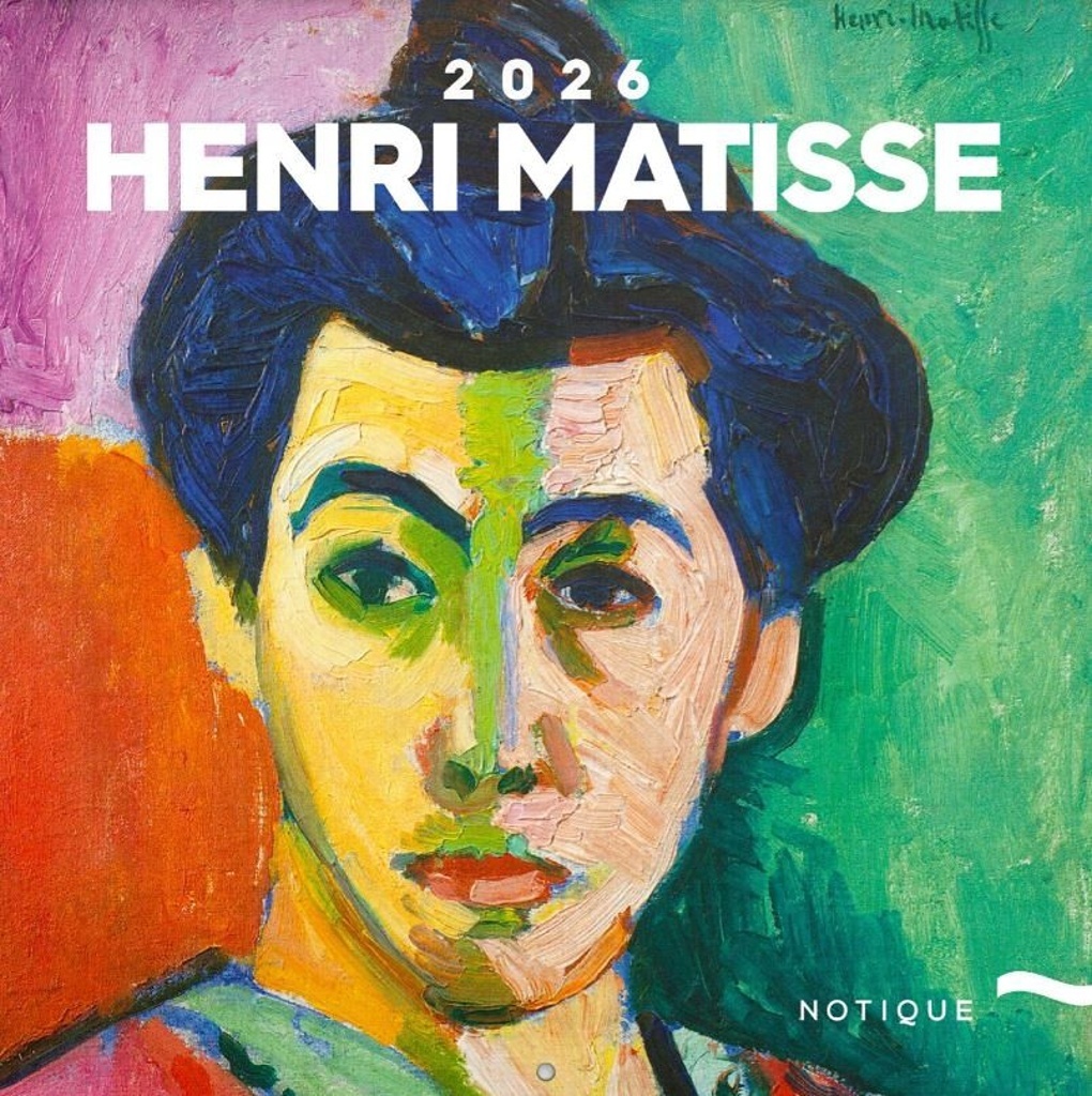 Poznámkový kalendář Henri Matisse 2026 - nástěnný kalendář