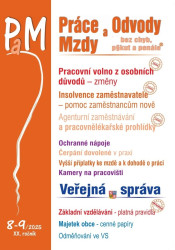 Práce, odvody a mzdy bez chyb, pokut a penále č. 8-9 / 2025 - Pracovní volno z osobních důvodů