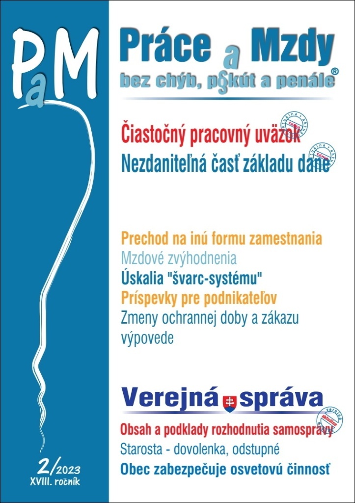 Práce a Mzdy, bez chýb, pokút a penále 2/2023