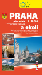 Praha plán města a okolí 2018 (1:20 000 a 1:90 000)