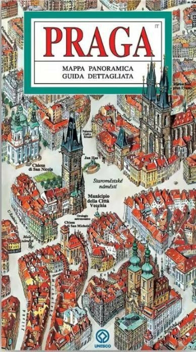 Praha - Panoramatická mapa / italsky - Tomáš Rygl, Anton Corbijn