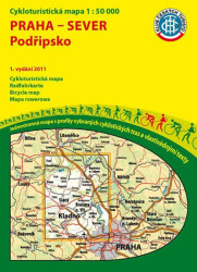 Praha sever-Podřipsko 1:50T/KČT Cykloturistická mapa