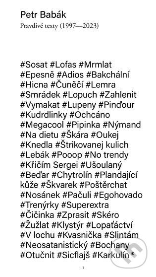 Pravdivé texty (1997-2023)